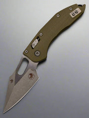 Microtech 169RL-10APFLGTOD Stitch S/E Ram-Lok - OD Green Fluted G-10 - Apocalyptic Blade *