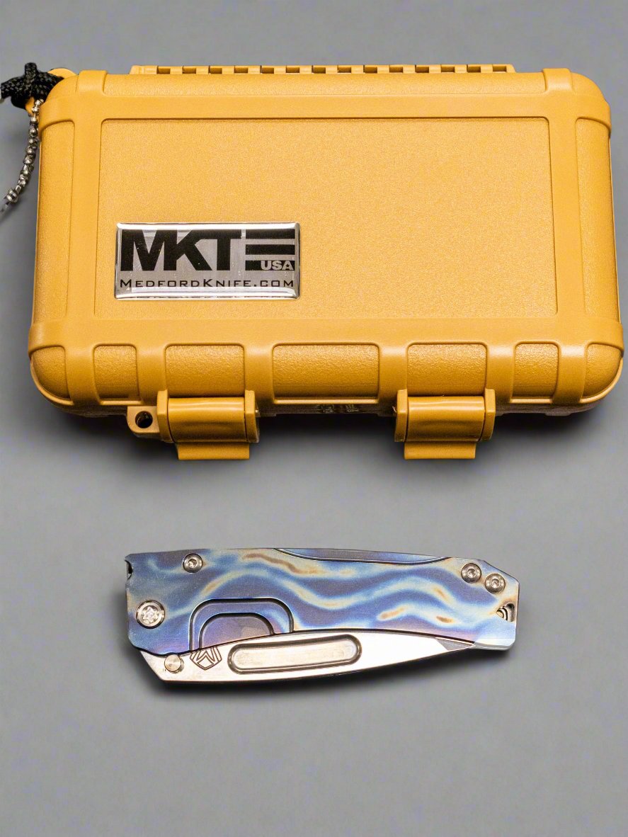 Medford Slim Midi - Flamed Ti (3.6" S45VN Tumbled) MD201STT03TM