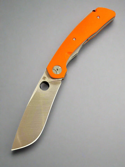 Spyderco Subvert Liner Lock Knife Orange G-10 (4.14" Satin) C239GPOR