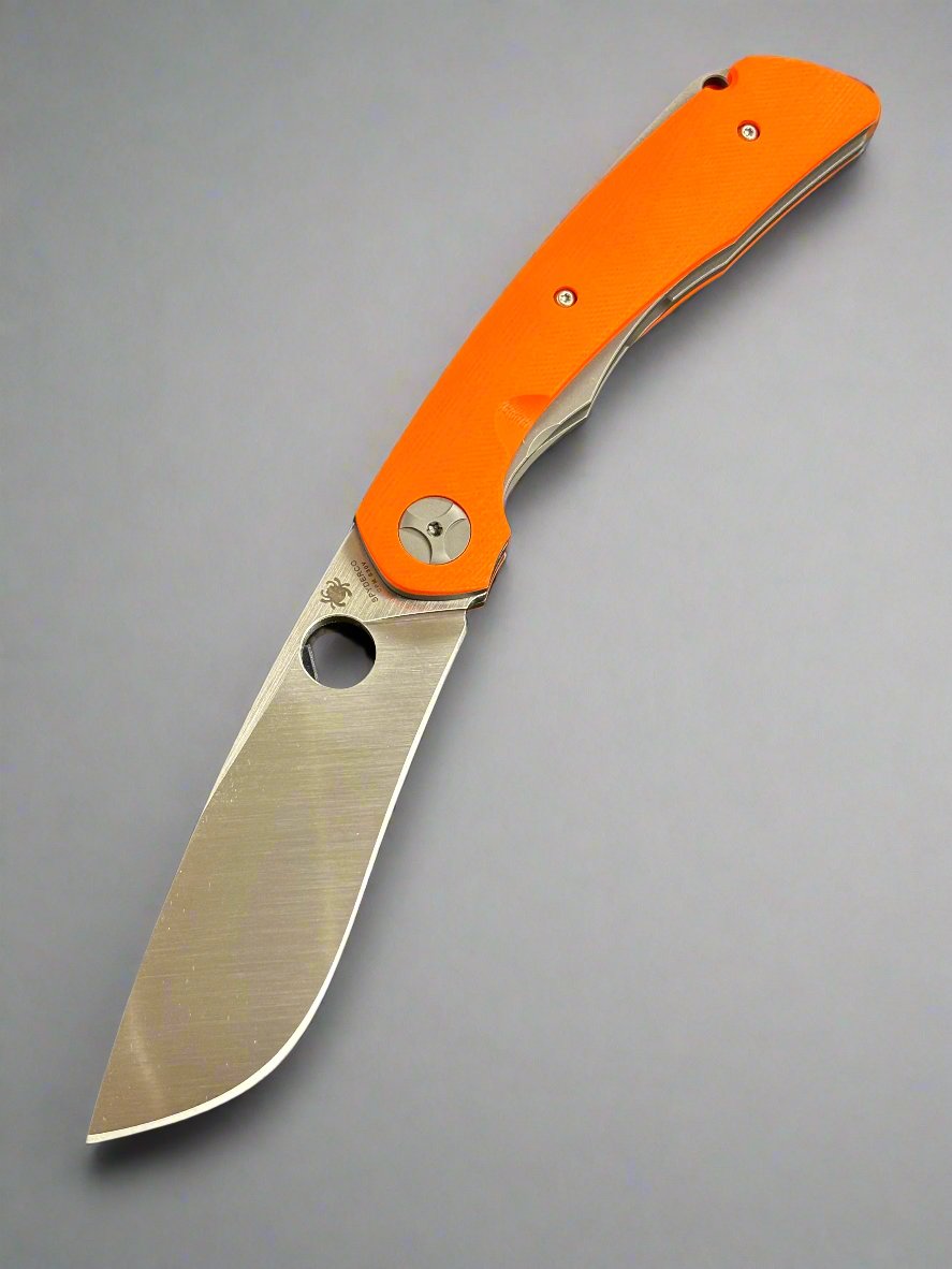 Spyderco Subvert Liner Lock Knife Orange G-10 (4.14" Satin) C239GPOR