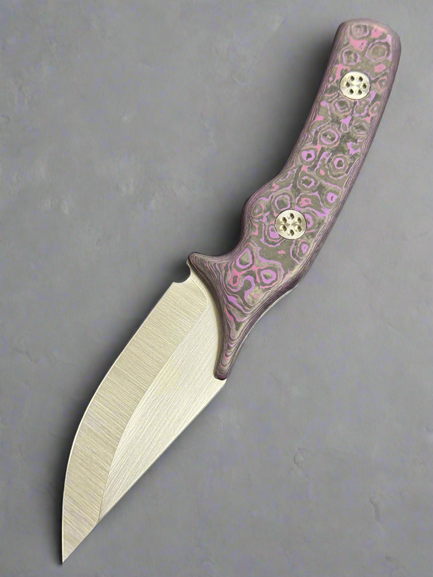 Beans Blades Fixed Javelin M390 Fat Carbon Purple Haze