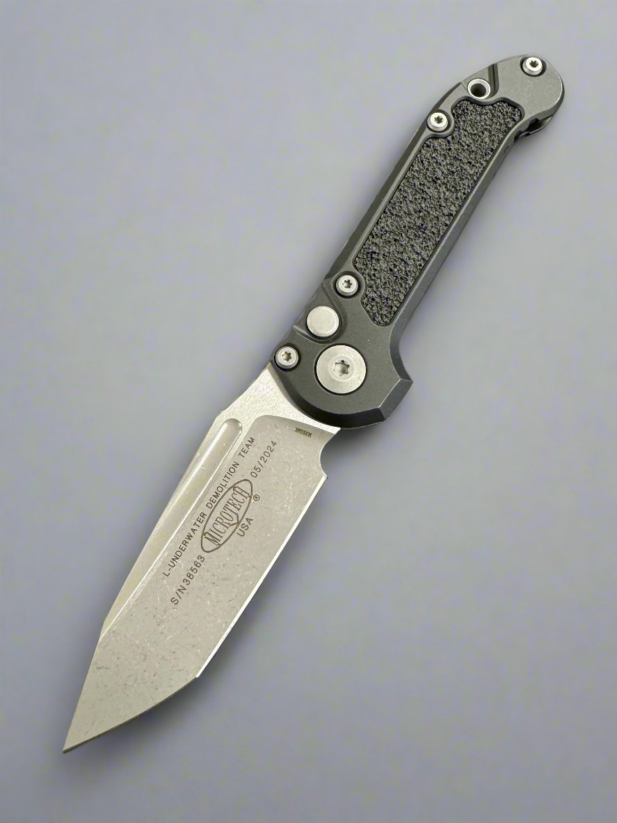 Microtech Knives LUDT Gen III Appcalyptic Tanto w/ Black Handle 1136-10 AP