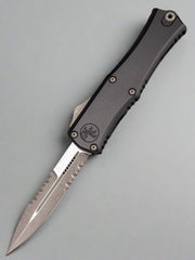 Microtech Knives Mini Hera Partial Serrated Apocalyptic Bayonet M390MK w/ Black Handle 1701M-11AP