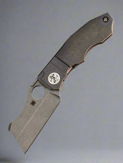 Spyderco Stovepipe Frame Lock Knife Titanium (2.8" Stonewash) C260TIP