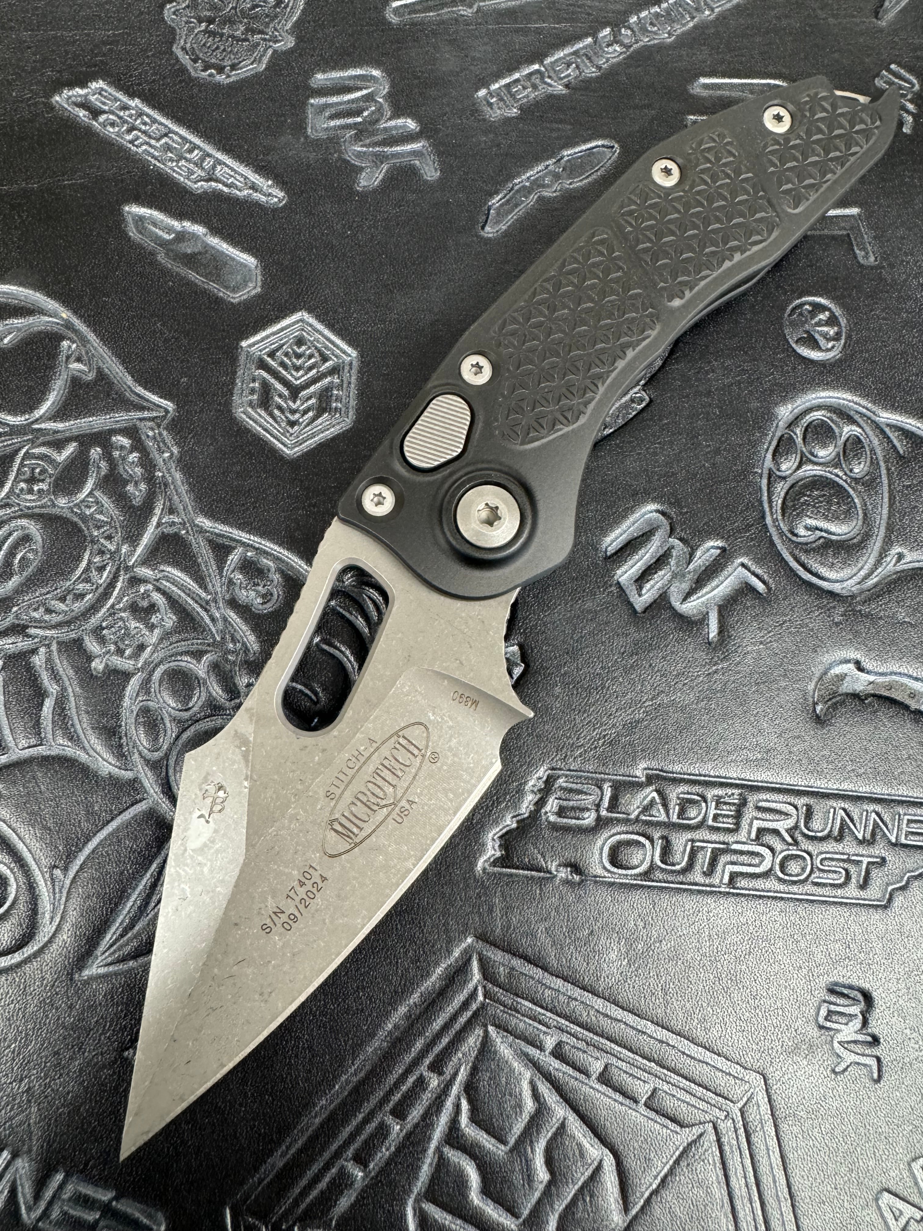 Microtech Borka Stitch Single Edge Apocalyptic Standard 169-10 AP