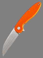 American Blade Works MODEL 1 V6 Wharncliffe Magnacut BLADE Orange G10
