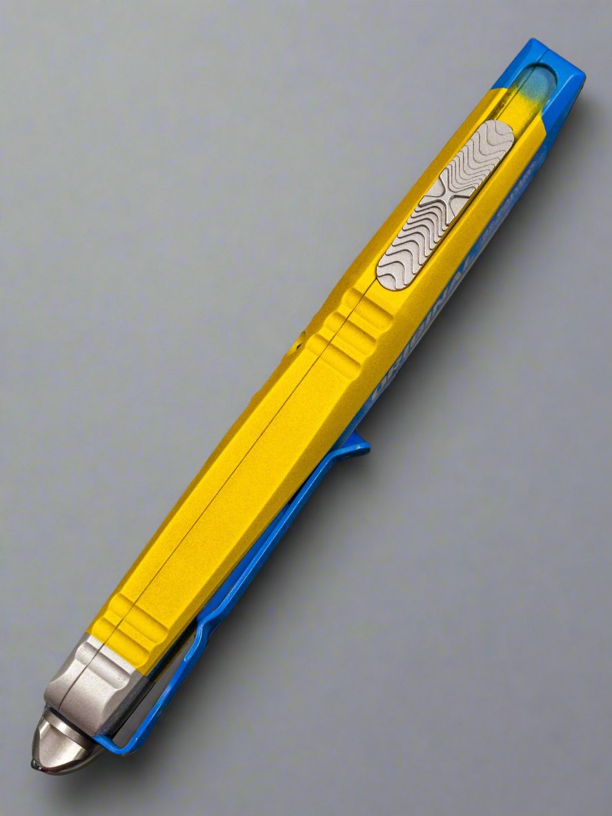 Pre Owned Microtech Combat Troodon 142-3TT D/E Full Serrated Limited Edition Twisted Tea Discontinued