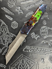 Valloton Executioner Damasteel Grosserosen Pattern Voodoo Resin Black Dragon Fire Timascus Collars