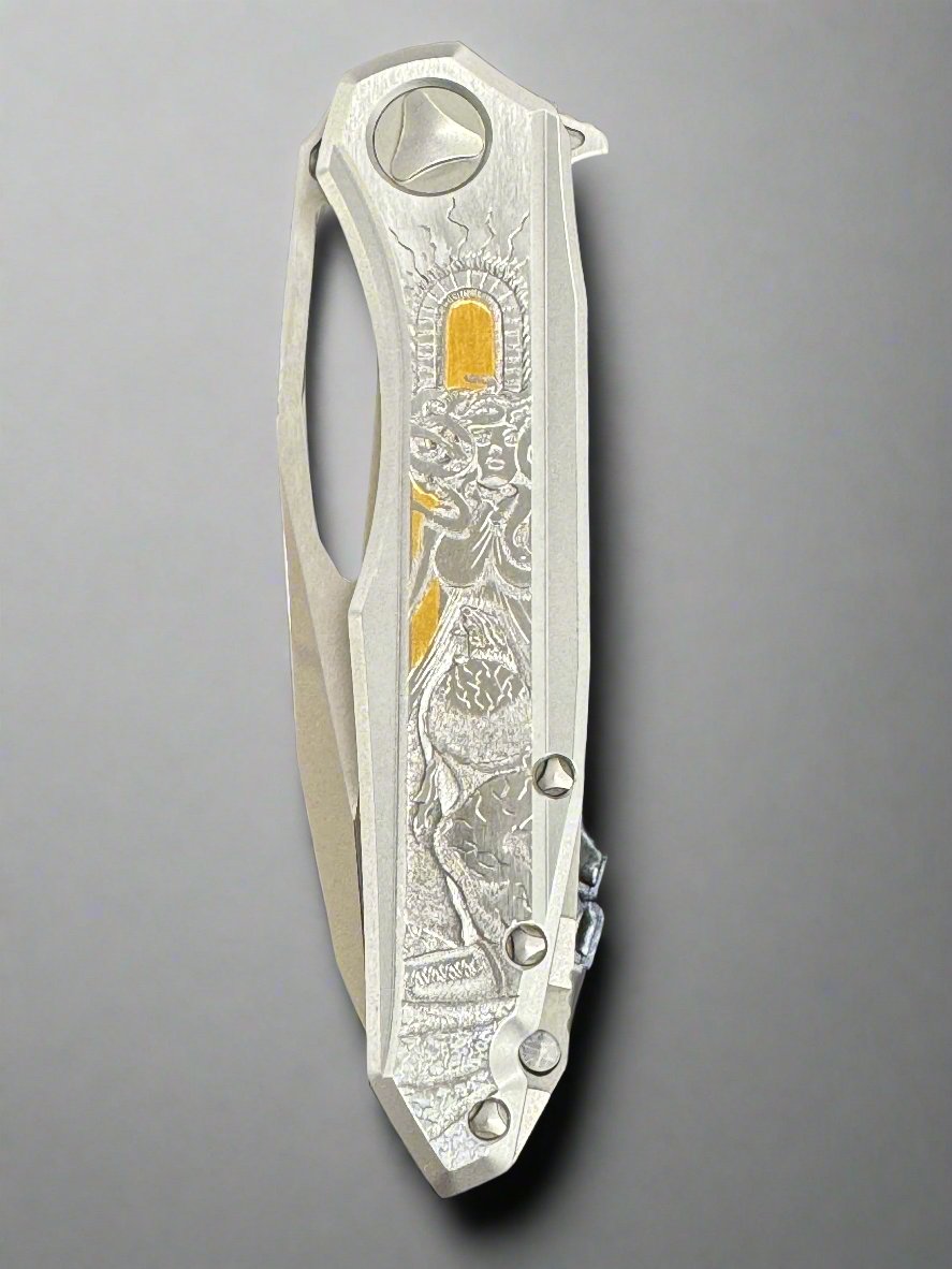 Pre Owned Marfione Sigil Mirror Polish Custom Jody Mueller Lasered 1 Off Like New