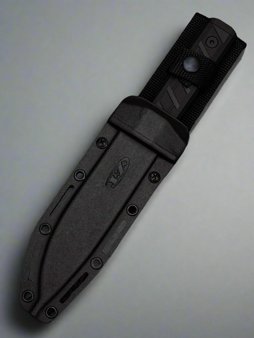 Zero Tolerance Model 0006BLK Fixed Blade Knife 6" CPM-3V Black Clip Point Blade, Black G10 Handles, Kydex Sheath