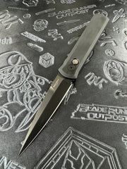 Pro-Tech Godfather Dark Edition w/ Black Handle & DLC 154-CM Blade 921-DARK