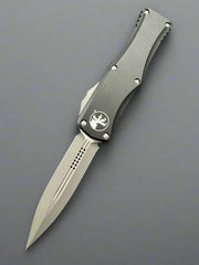 MICROTECH HERA OTF AUTOMATIC KNIFE BLACK 3" DAGGER APOCALYPTIC STONEWASH 702-10AP