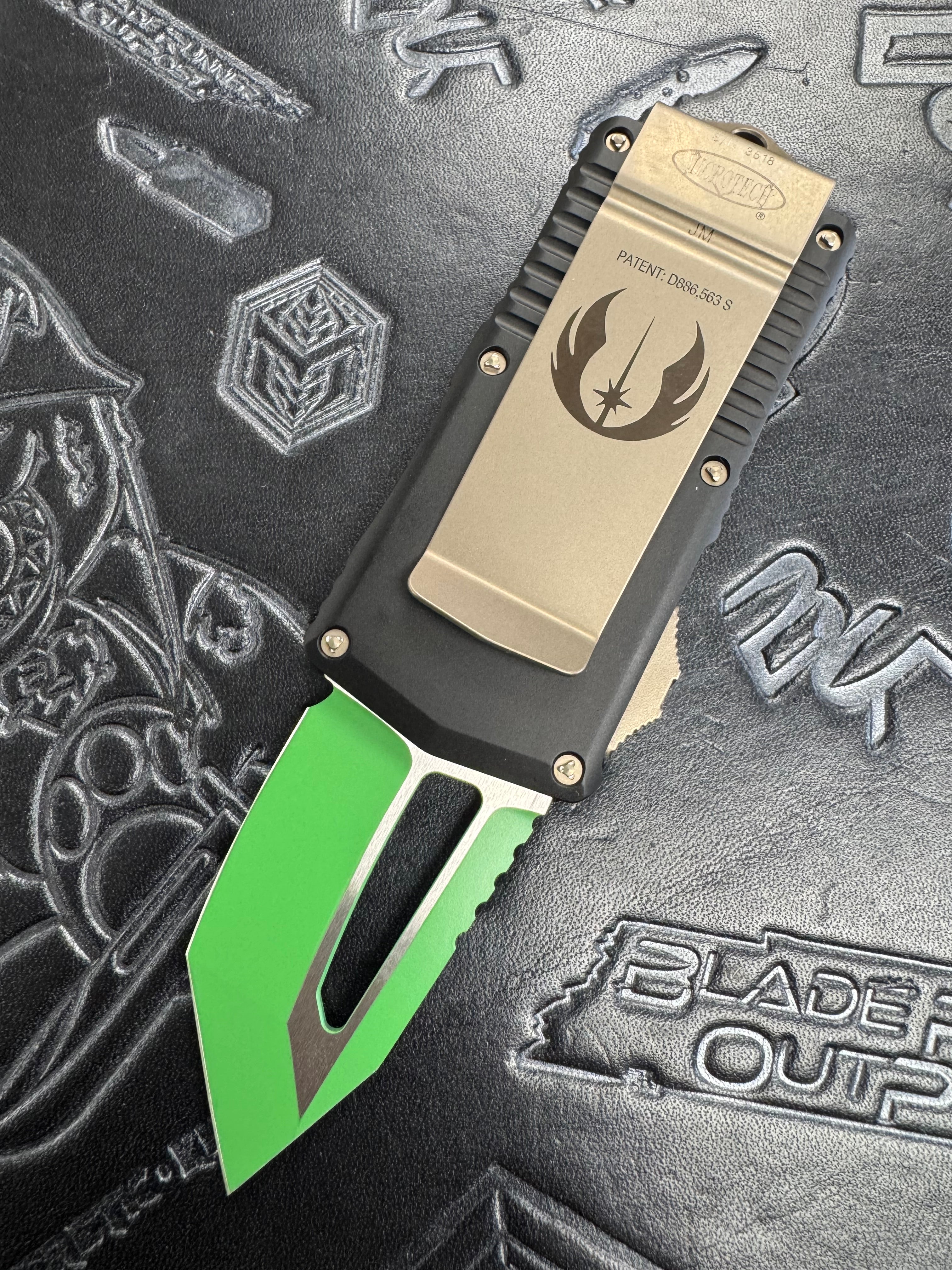 Microtech Exocet T/E 158-1 JM Jedi Master Exocet OTF Money Clip