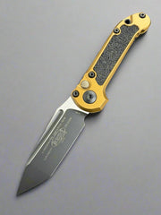 Microtech Knives LUDT Gen III Black Tanto w/ Tan Handle 1136-1 TA