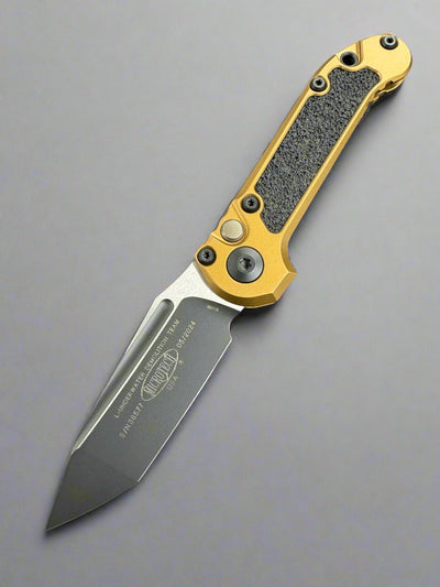 Microtech Knives LUDT Gen III Black Tanto w/ Tan Handle 1136-1 TA