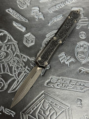Pre Owned Marfione Makora DLC Apocalyptic D/E & Hefted Alloy Handle w/ Stingray Inlays & DLC Ringed Hardware