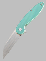 American Blade Works MODEL 1 V6 Wharncliffe Magnacut BLADE Tiffany Blue G10