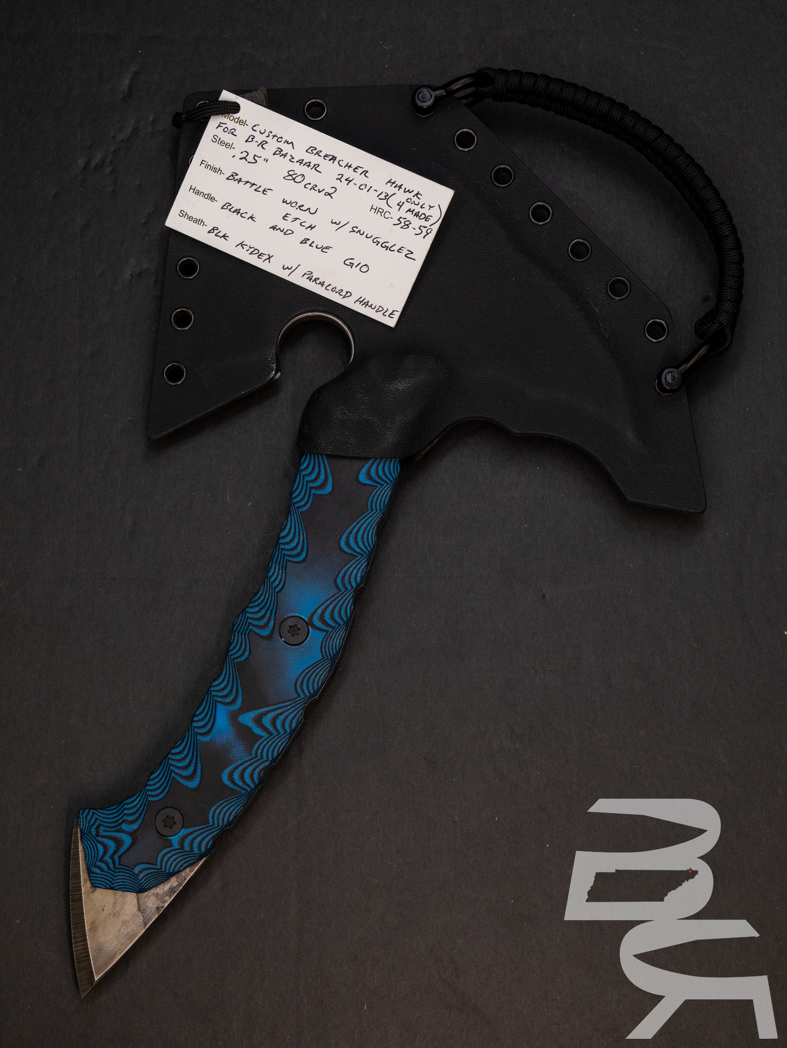 Aries CQCT Breacher Hawk 1/4” Thick 80CRV2 Snuggles Exclusive BR OP Bazaar Edition