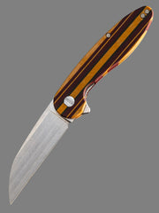 American Blade Works MODEL 1 V6 Richlite Paper MICARTA Wharncliffe