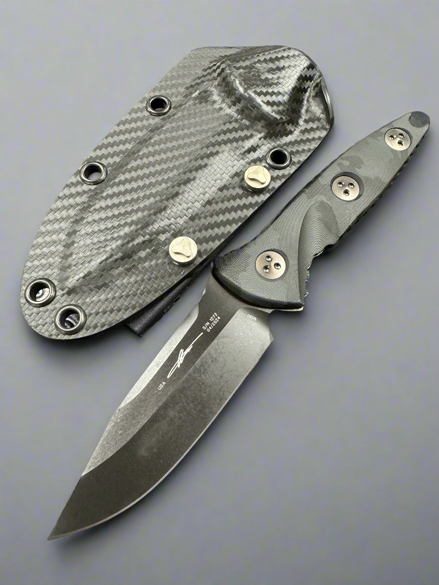 Microtech 113M-1DLCTUCS Socom Alpha Mini S/E - Urban Camo G10 -  DLC Blade - Signature Series