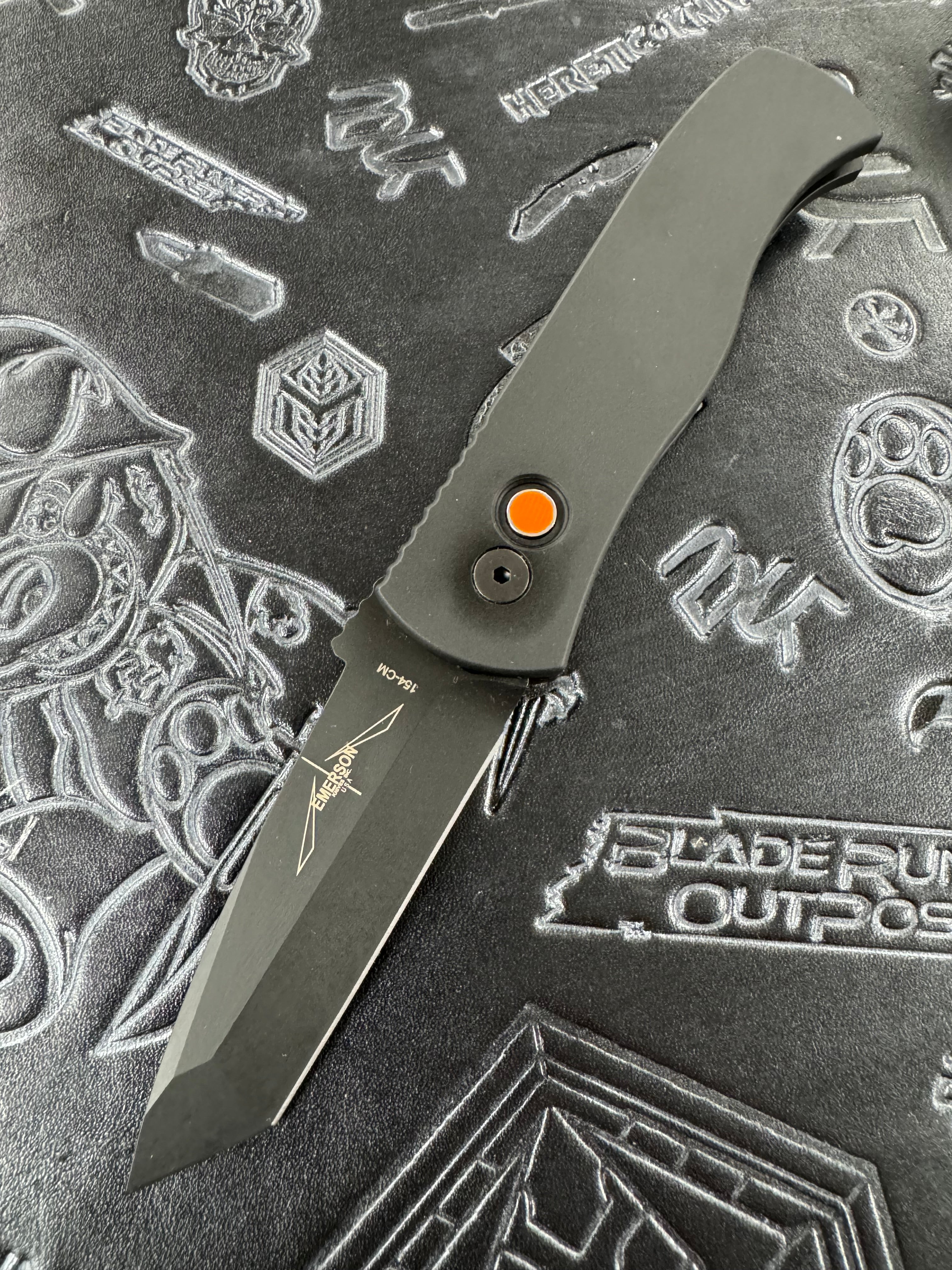 Pro-Tech Emerson CQC7 Auto Black Handle w/ DLC 154-CM 2024 Cancon CQC7.1