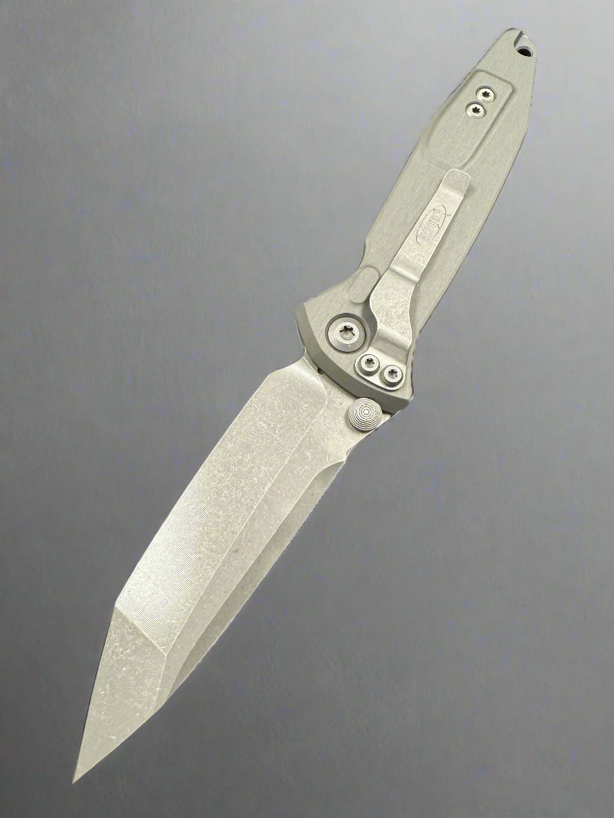 Microtech Socom Elite Tanto Edge Manual Natural Clear Apocalyptic Standard 161-10 APNC