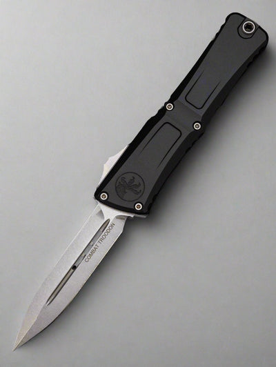Microtech 1142-10 - Combat Troodon LT D/E Stonewash Standard