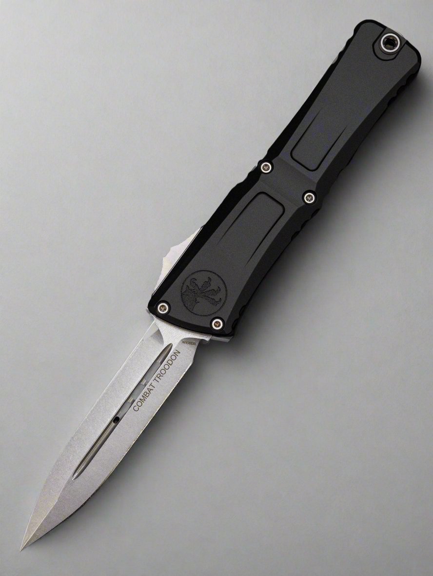 Microtech 1142-10 - Combat Troodon LT D/E Stonewash Standard