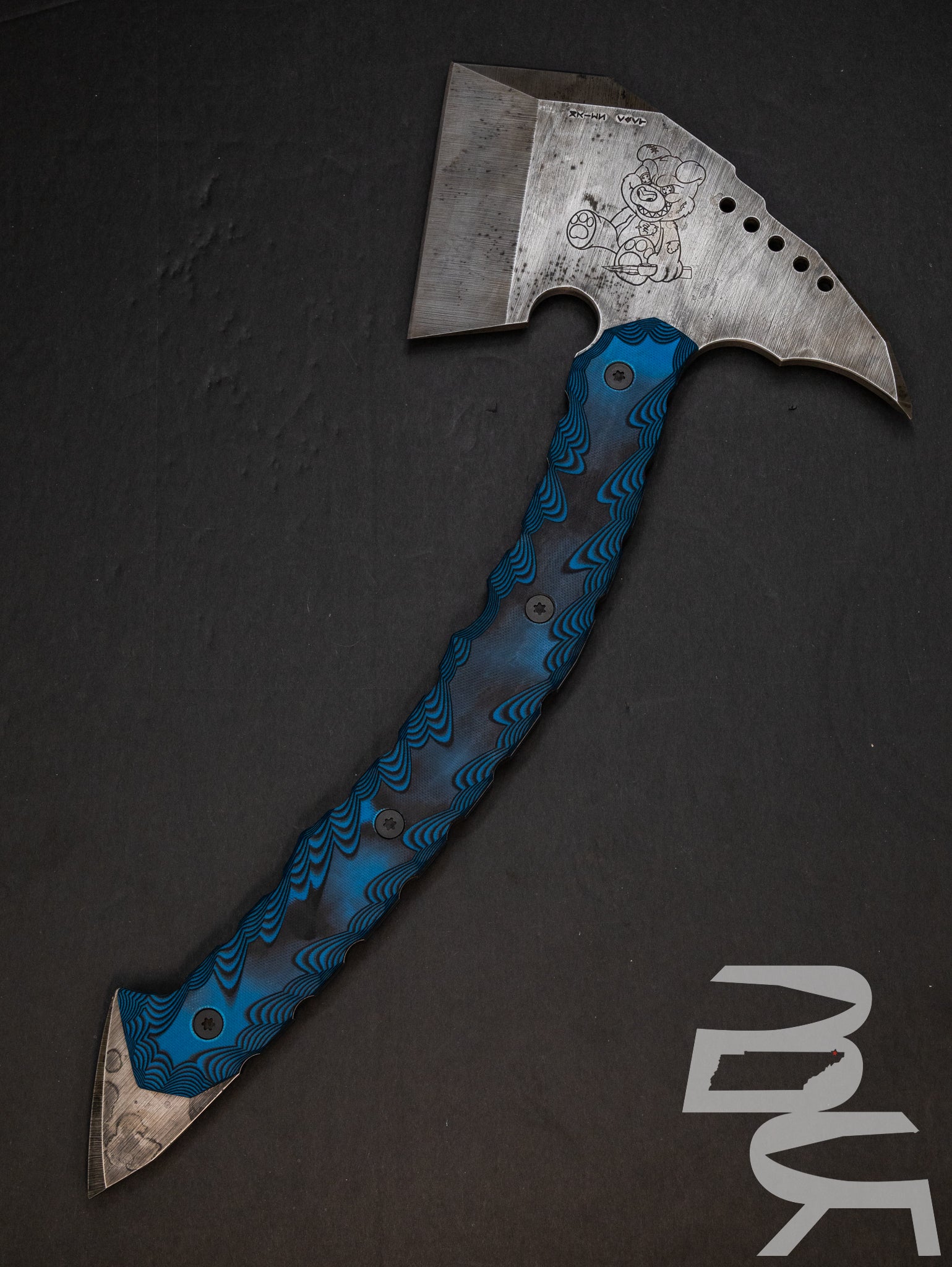 Aries CQCT Large Battle Hawk 1/4” Thick 80crv2 Snuggles BR OP Bazaar Exclusive