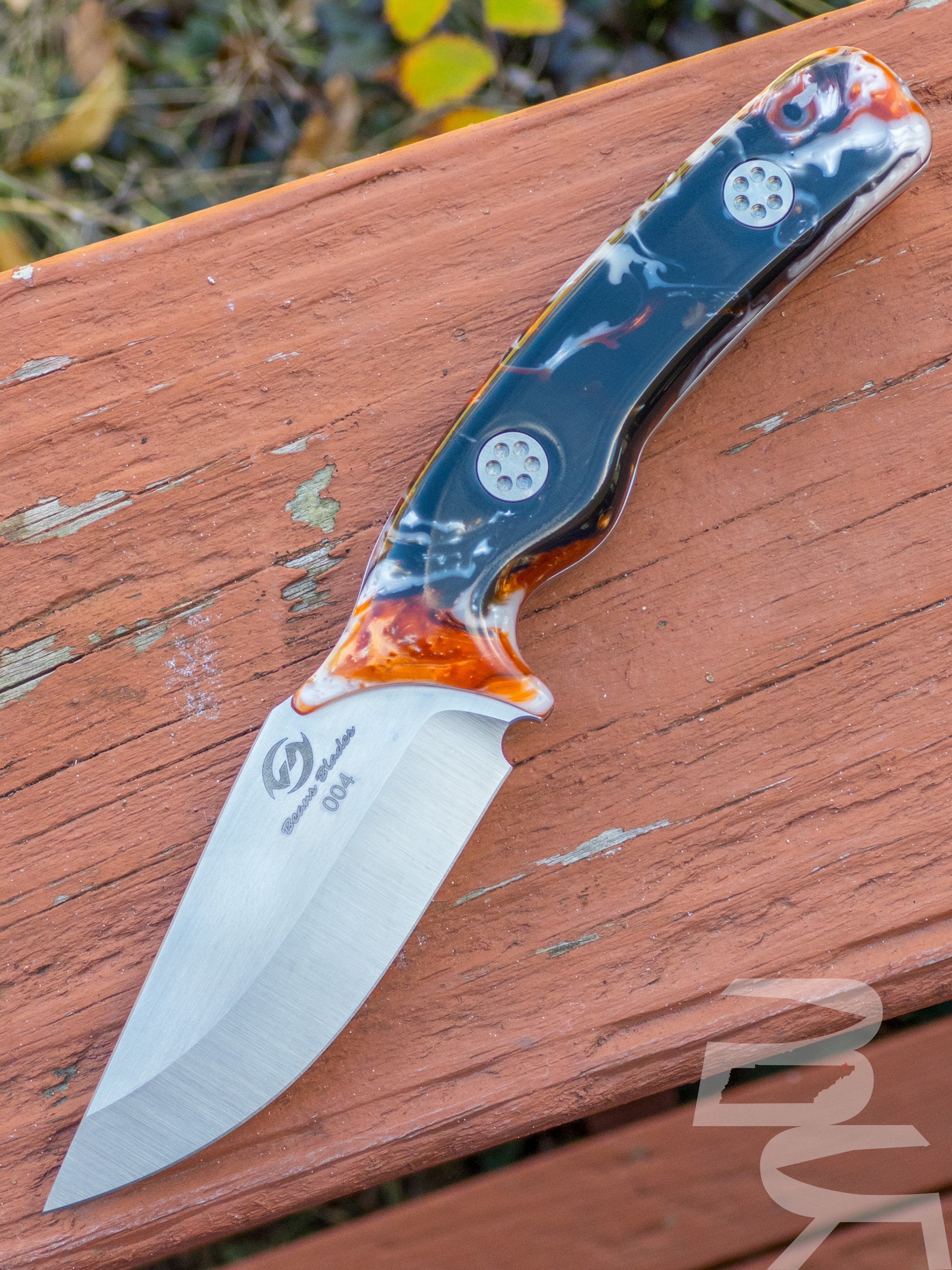 Beans Blades Fixed Javelin M390 “Harley Davidson” Resin