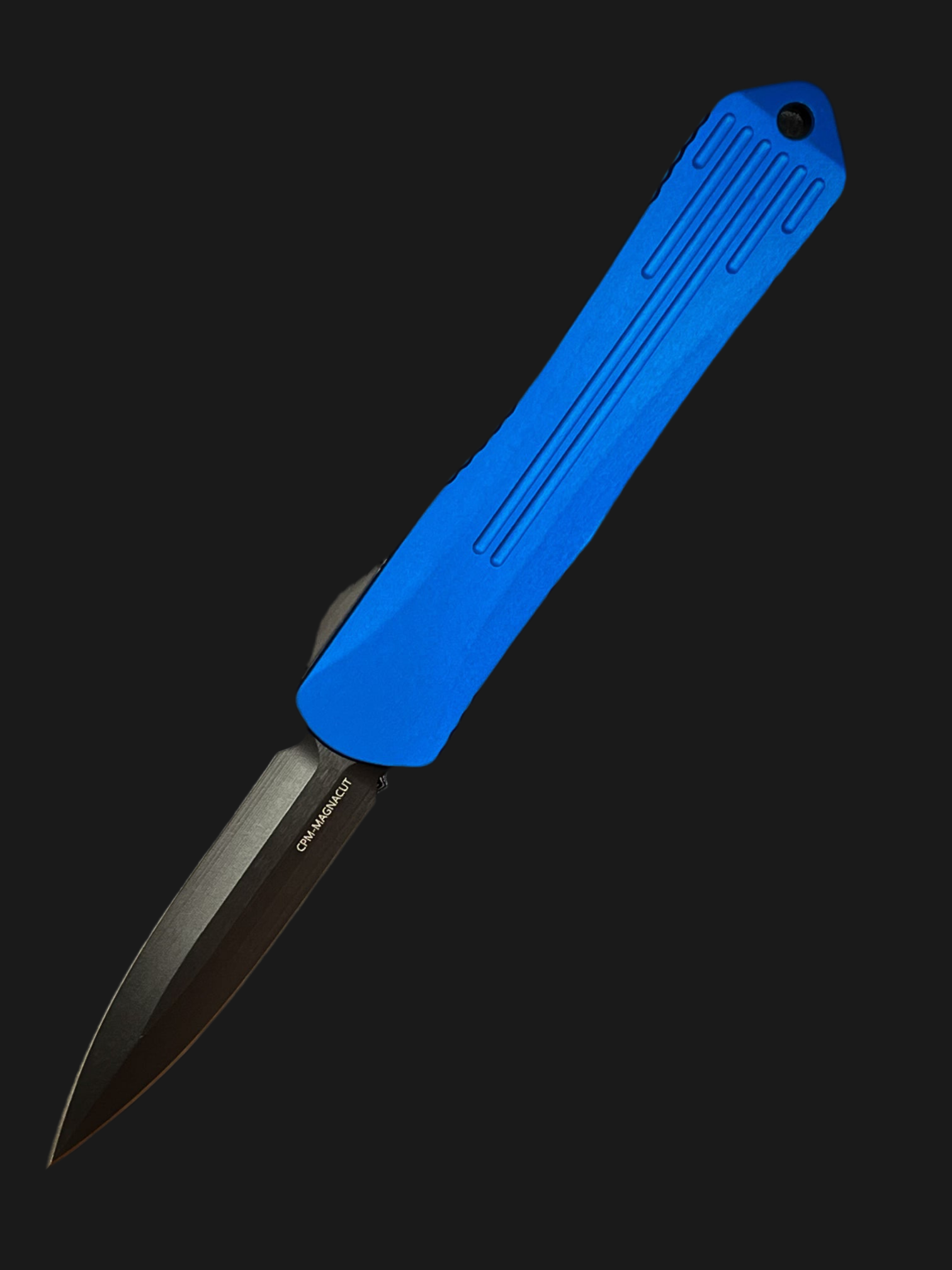 Heretic Manticore S Double Edge DLC Blue Camo Carbon Blue Handle Magnacut Iconoclast