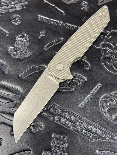 American Blade Works MODEL 2 TITANIUM Wharncliffe Magnacut