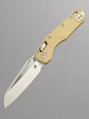 Microtech Knives MSI RAM LOK Tan Fluted G-10 & Stonewash M390MK 210-10 FLGTTA