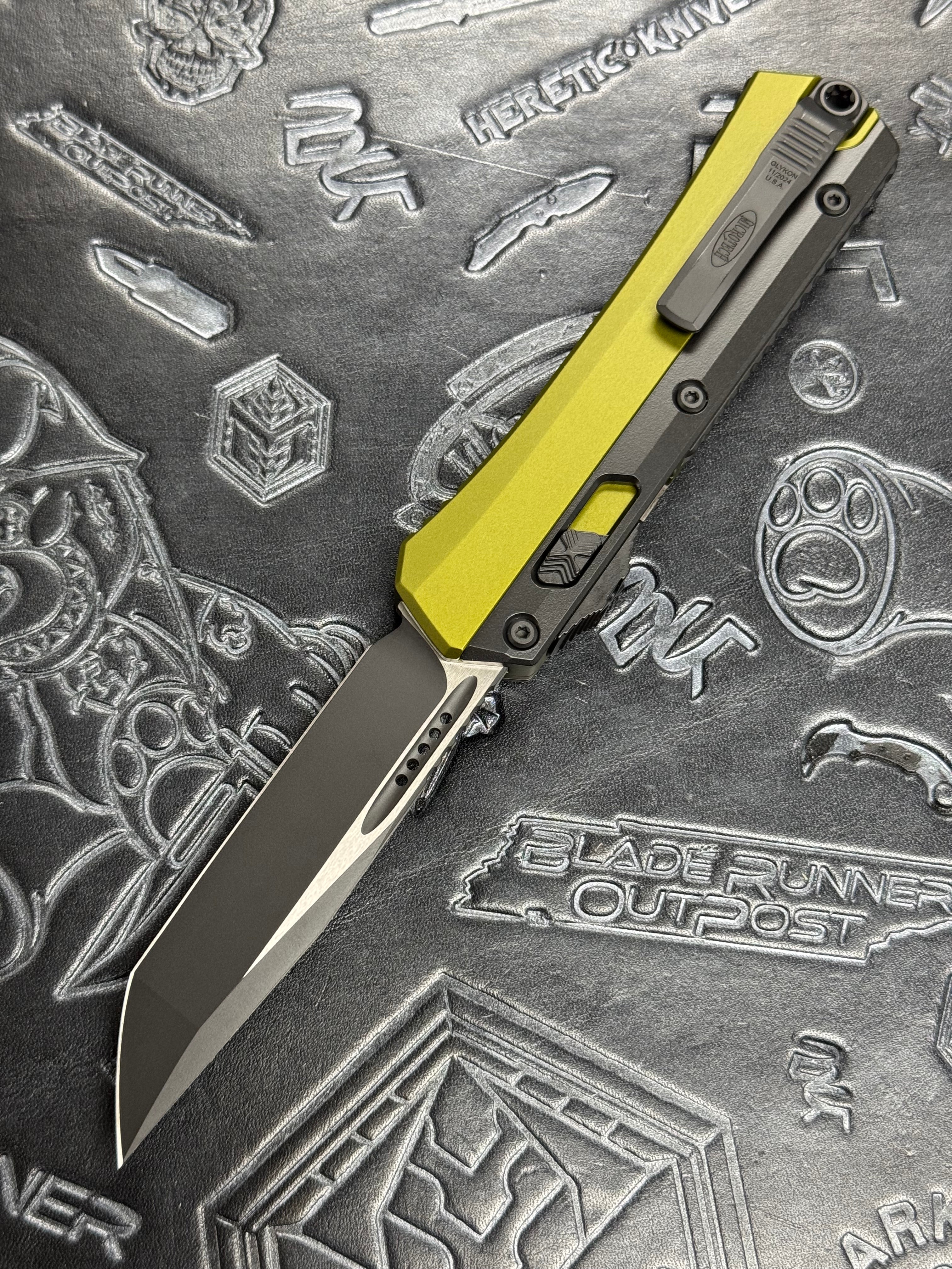 Microtech Glykon OD Green w/ Black Tanto M390MK 185-1 OD