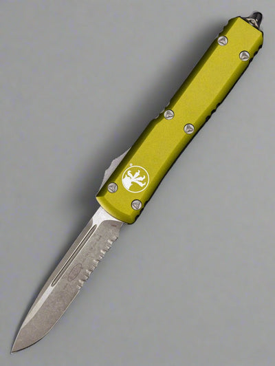 MICROTECH ULTRATECH S/E APOCALYPTIC OD GREEM PARTIAL SERRATED 121-11 APOD