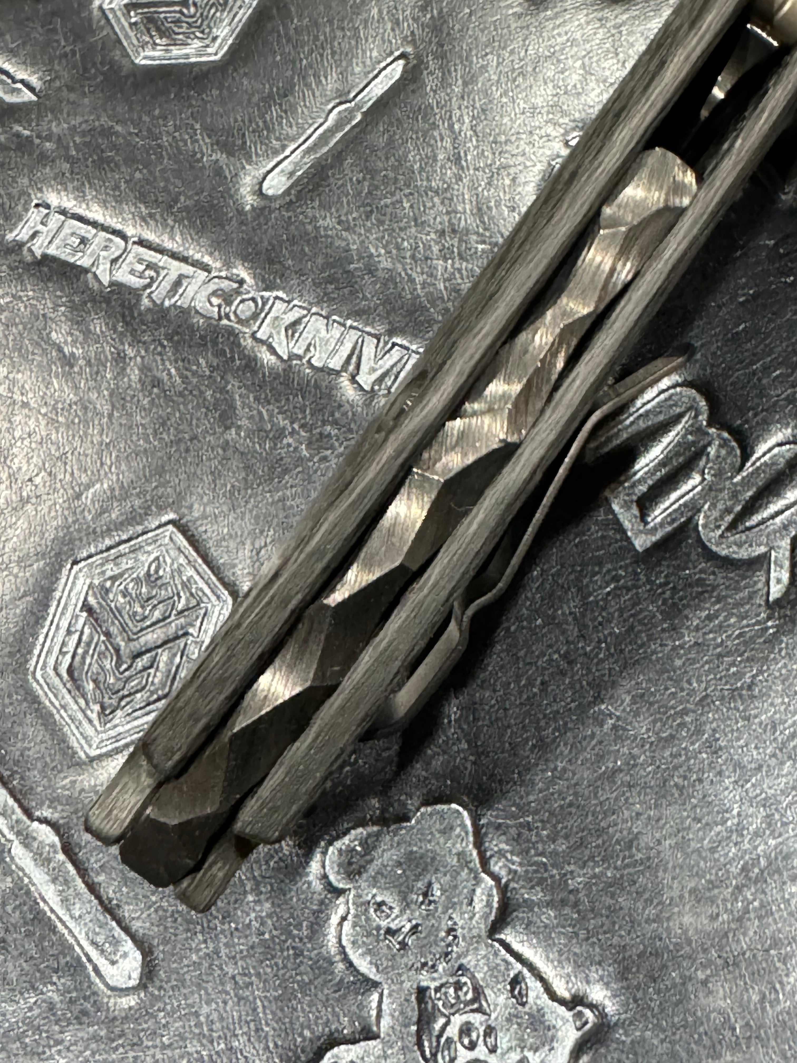 Microtech Marfione Custom Stitch Auto Knife RockStar Grind DLC Borka (CFw/DLC TT Hardware)