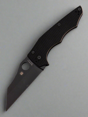 Spyderco YoJumbo Compression Lock Knife Black G-10 (4" Black) C253GPBBK