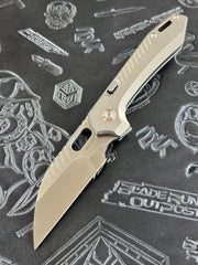 Vosteed RSKAOS - Top Liner Lock (3.46" M390 Satin Wharncliffe Blade & Titanium Handle) - A0902