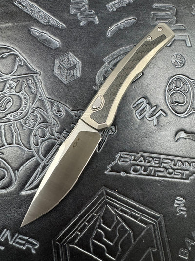 Zero Tolerance 0556 MagnaCut Automatic Knife Titanium/Carbon Fiber (3.4" Satin)