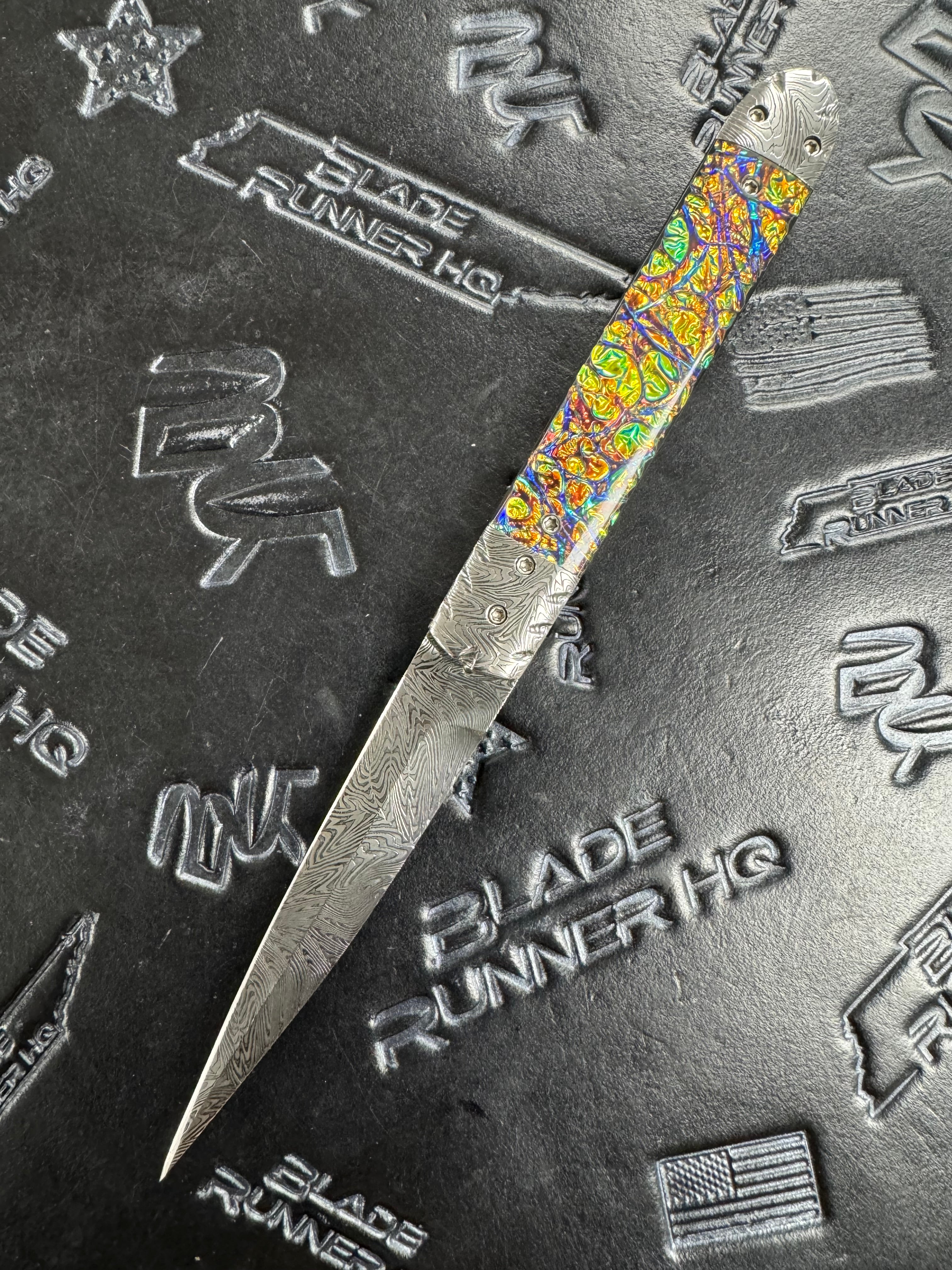 Valloton, Brandon - “The Fitz” Timber Tiger Forge “Explosion” Blade Dichrolam “DragonBurl” Handle D/A Custom