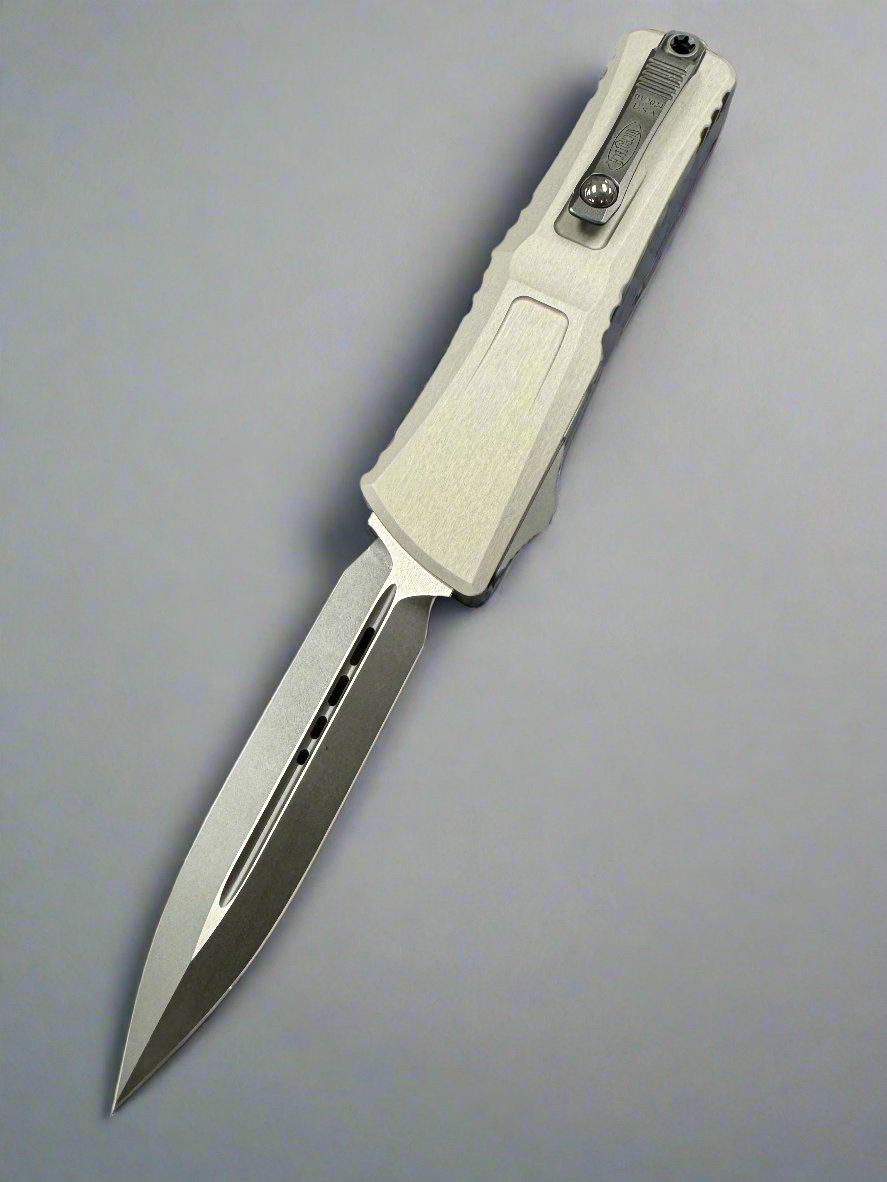 Microtech Knives Combat Troodon Gen III Tactical Double Edge Natural Clear 1142-1 NC