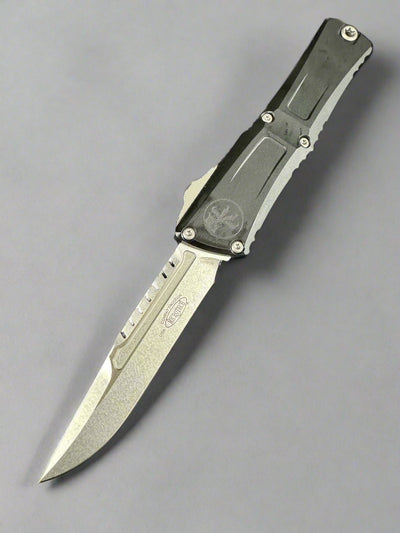 Microtech Knives Combat Troodon Gen III Interceptor Stonewash Standard Signature Series 1217-10 S