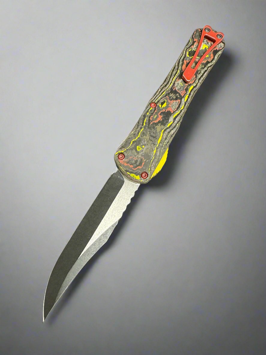 Heretic Manticore X - Bounty Hunter - Two-Tone Battleworn Black Bowie - CamoCarbon Back - H030B-14A-BOUNTY