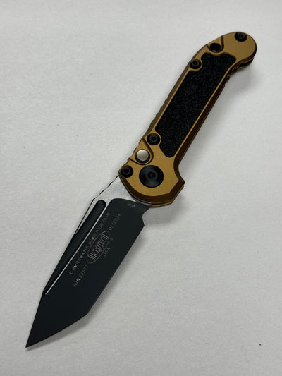 Microtech Knives LUDT Gen III Black Tanto w/ Tan Handle 1136-1 TA