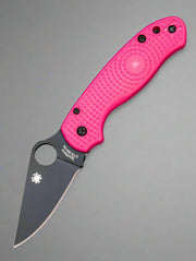 Spyderco Para 3 Lightweight Compression Lock Pink FRN (3" Black) C223PPNBK