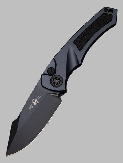 Heretic Knives Pariah Auto Black Tactical & Black MagnaCut H048-4A-T