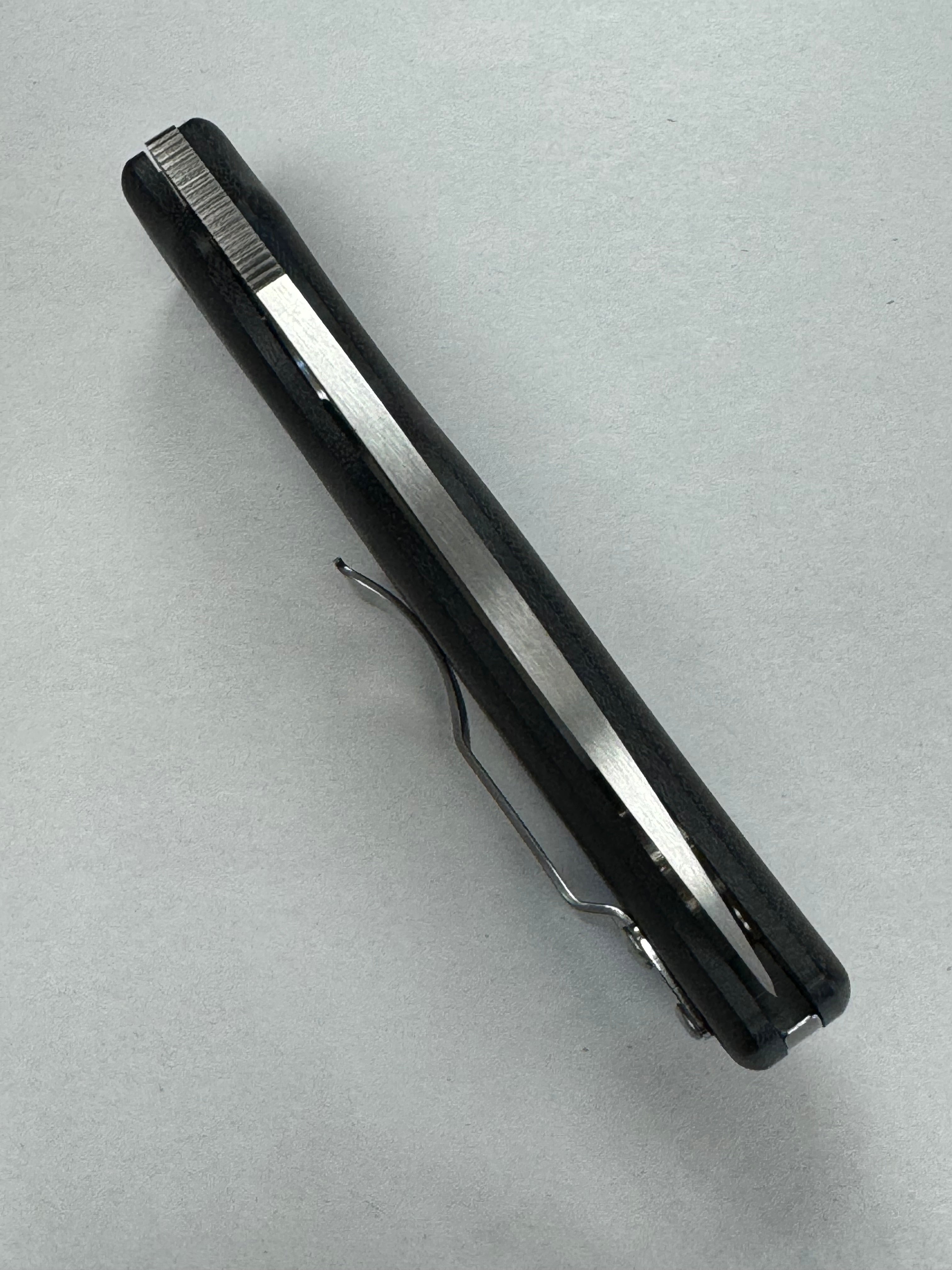 Spyderco Shaman Compression Lock Knife Black Micarta (3.6" Satin XHP) Distributor Exclusive