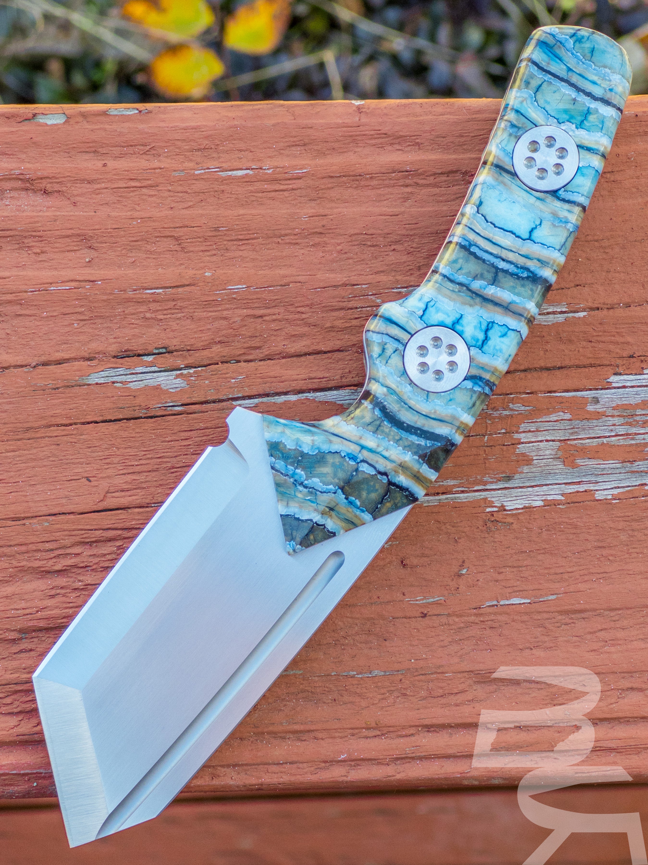 Beans Blades Fixed Mini Warrior M390 Mammoth Molar Handles