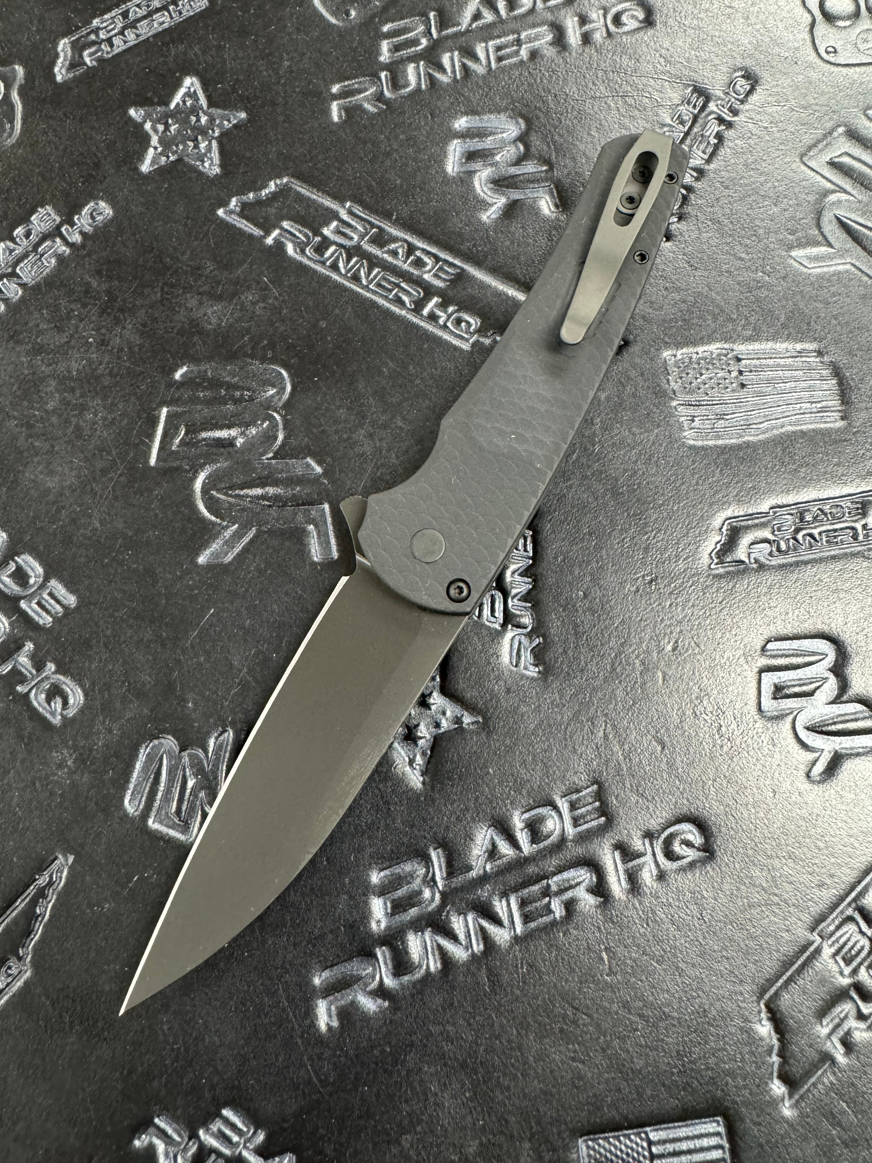 Pro-Tech Malibu 5336 Operator MagnaCut Button Lock Knife Black Aluminum (3.25" DLC)