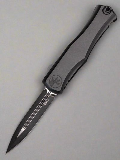 Microtech Knives Hera II Tactical Double Edge w/ Black Handle 1702-1 T